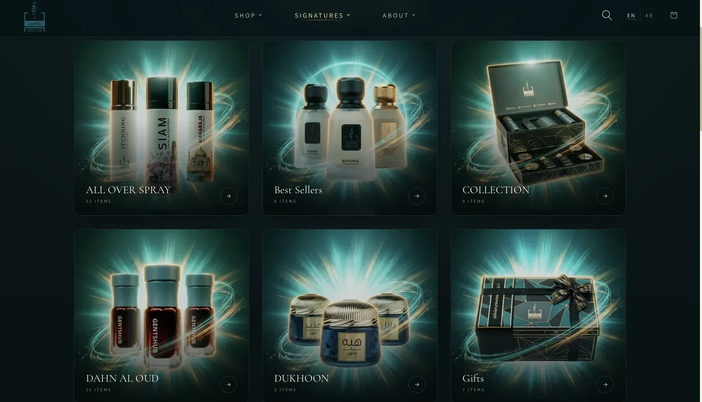 GENTSHUB website interface 5