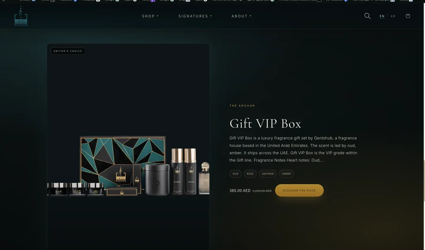 GENTSHUB website interface 4